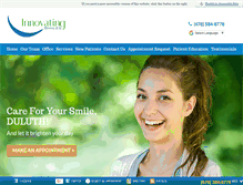 Tablet Screenshot of innovatingsmiles.com